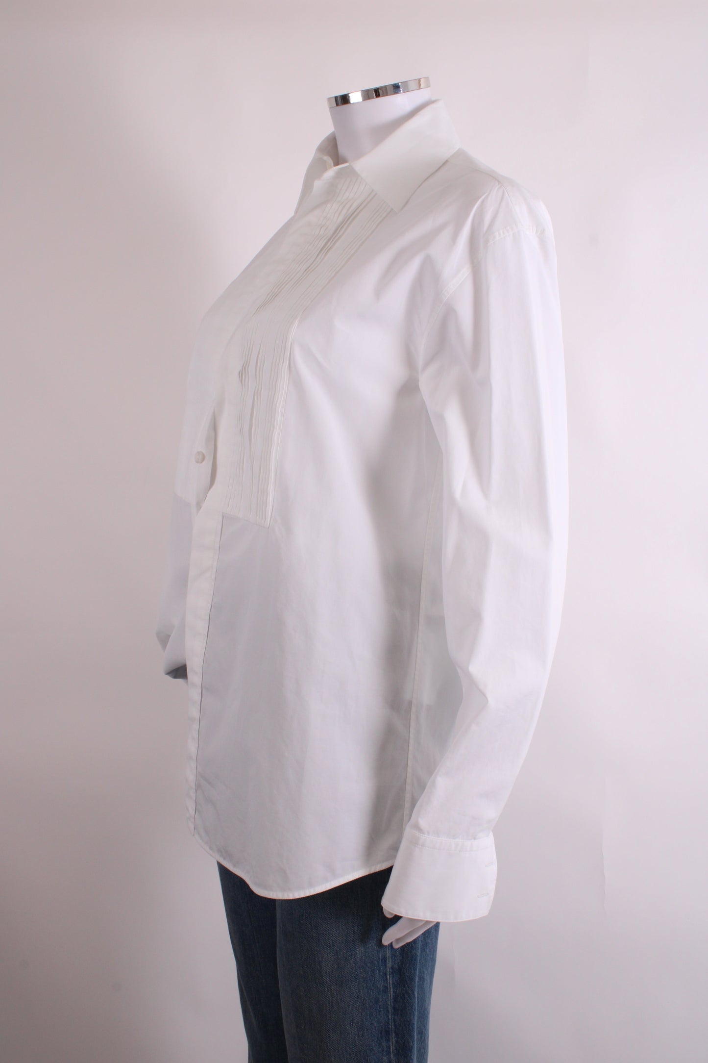 Jil Sander L/S Pleated Front Shirt White 2 | O/S, White