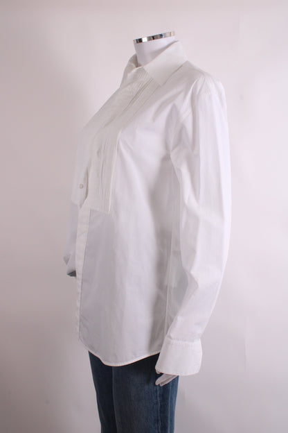 Jil Sander L/S Pleated Front Shirt White 2 | O/S, White