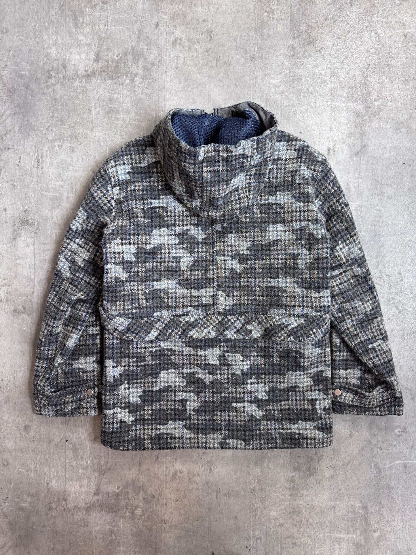 Issey Miyake Final Home Harris Tweed Houndstooth Jacket