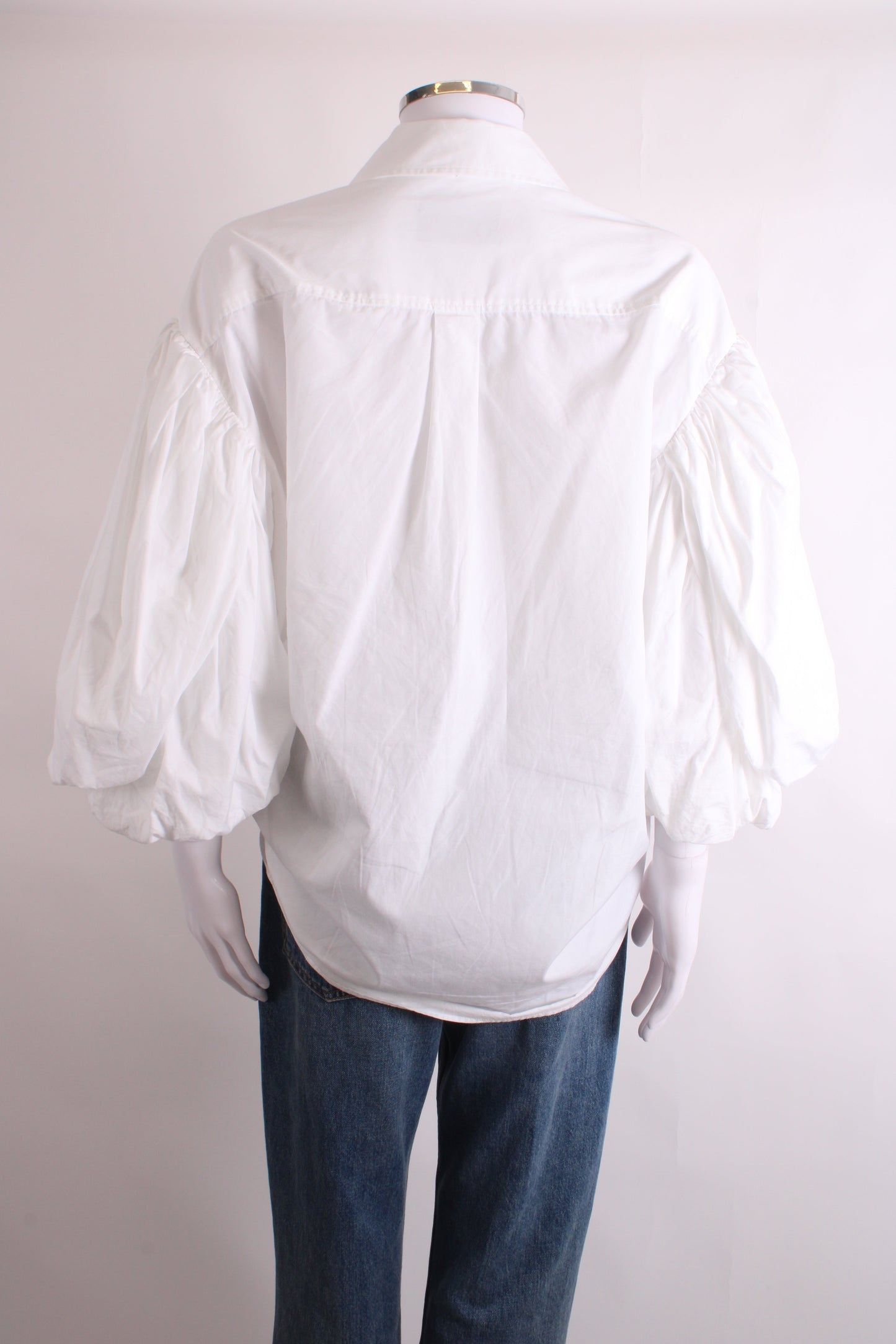 Simone Rocha 3/4 PUff Sleeve Shirt White 10 | O/S, White