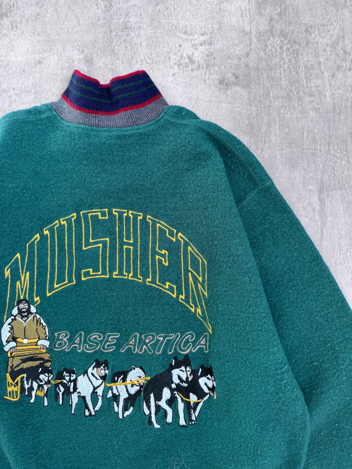 Emporio Armani Base Artica Quarter Zip Sweater