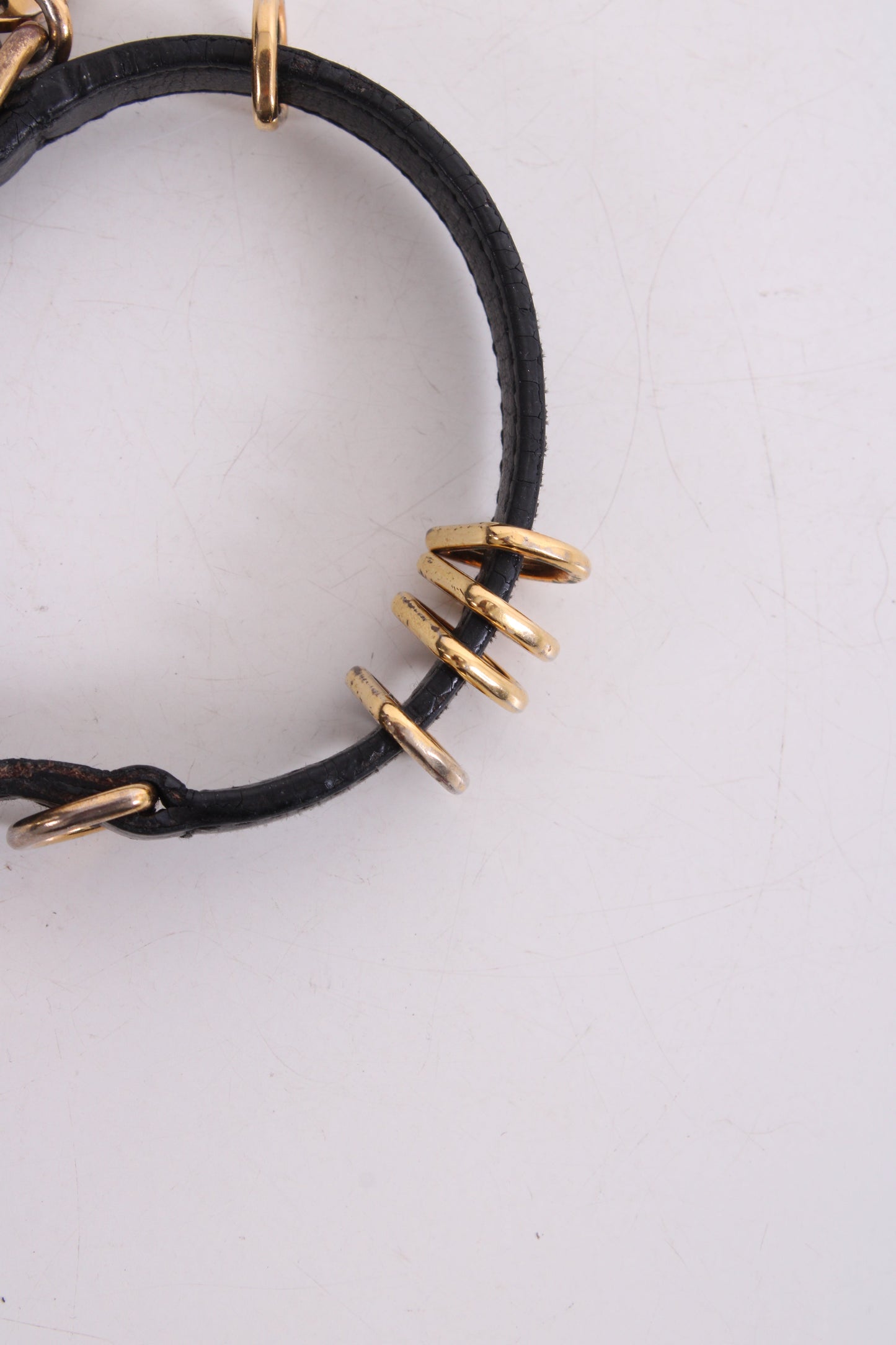 Prada Logo Wrap Leather Bracelet Black | O/S, Black
