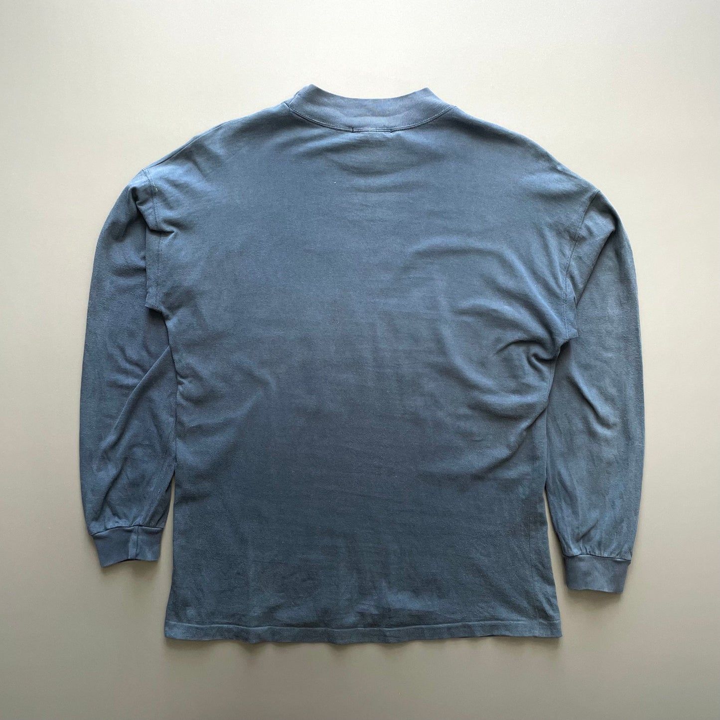Emporio Armani Navy 90s Graphic Long Sleeve T-Shirt | Medium, Navy
