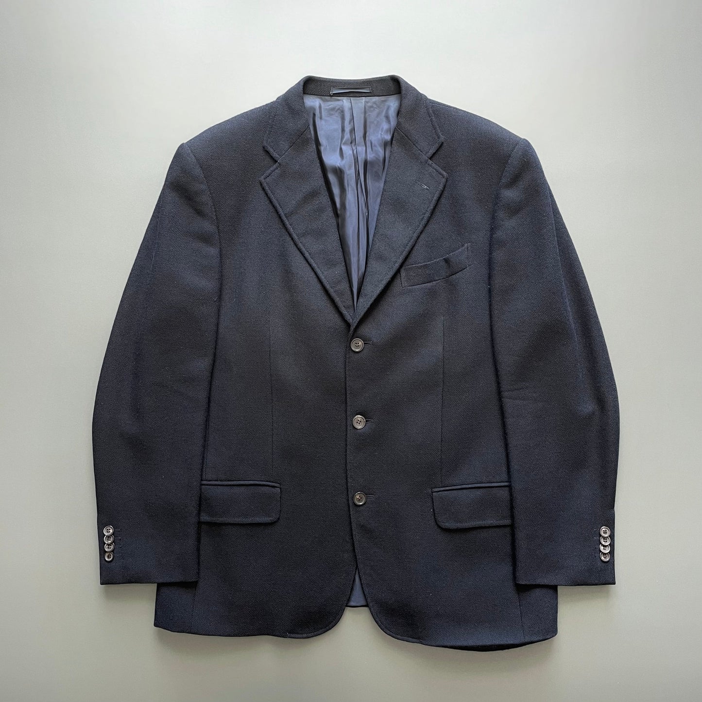 C.P. Company Navy 00s Wool Blazer | X-Large, Navy