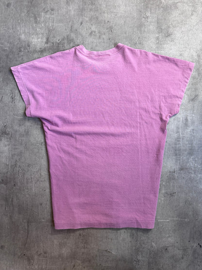Stone Island Marina Cuff Sleeve 40th Anniversary Dusty Pink Cotton Tee