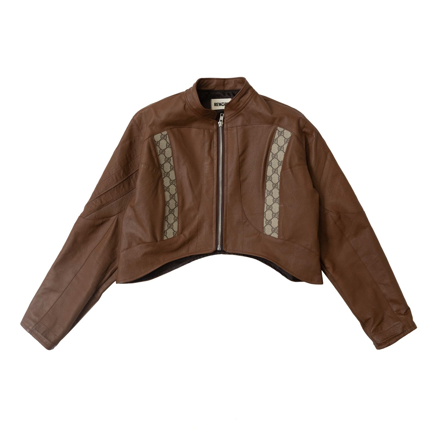 VT Rework : Gucci GG Leather Cropped Jacket SC : 5782