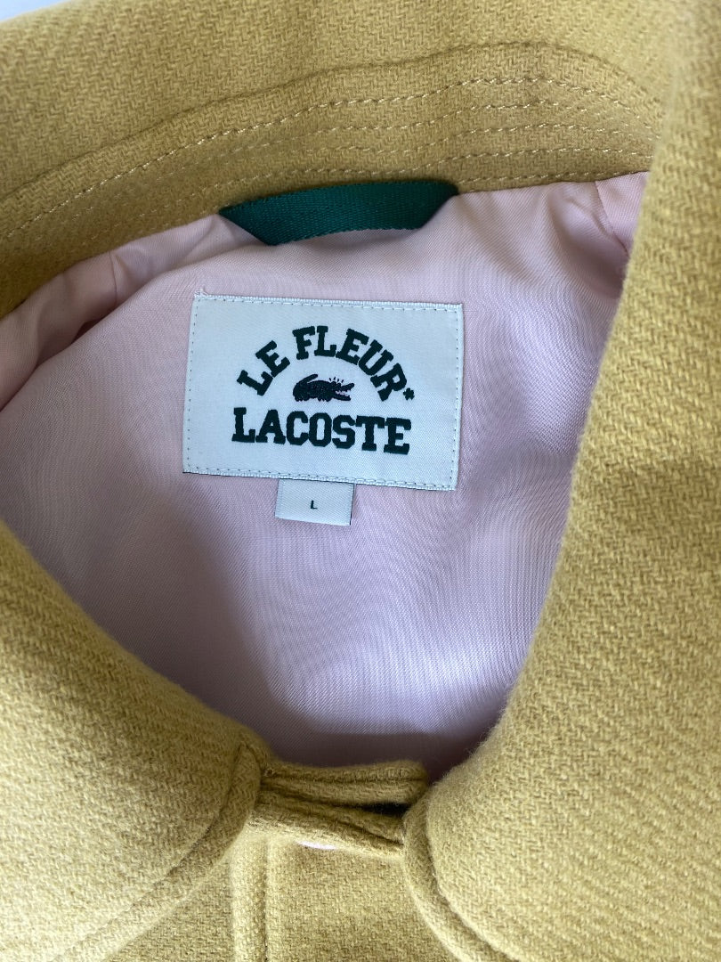 Yellow Lacoste X Golf Le Fleur Varsity Jacket, L | Default Title, Pink