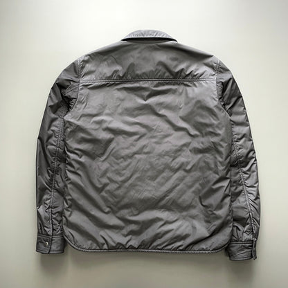 Prada Sport Grey 2007 Quilt Padded Nylon Overshirt Jacket | X-Large, Grey
