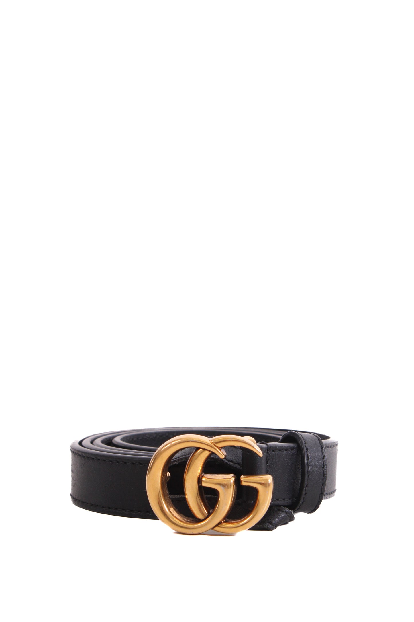 Gucci Marmont Skinny Belt Black 34 | O/S, Black