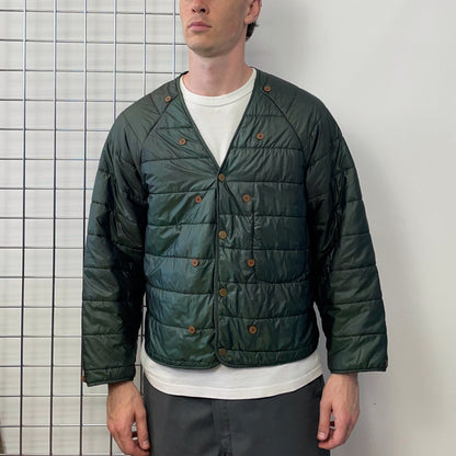 C.P. Company Brown & Green 1992 Ideas From Massimo Osti Liner Overcoat | X-Large, Multicoloured