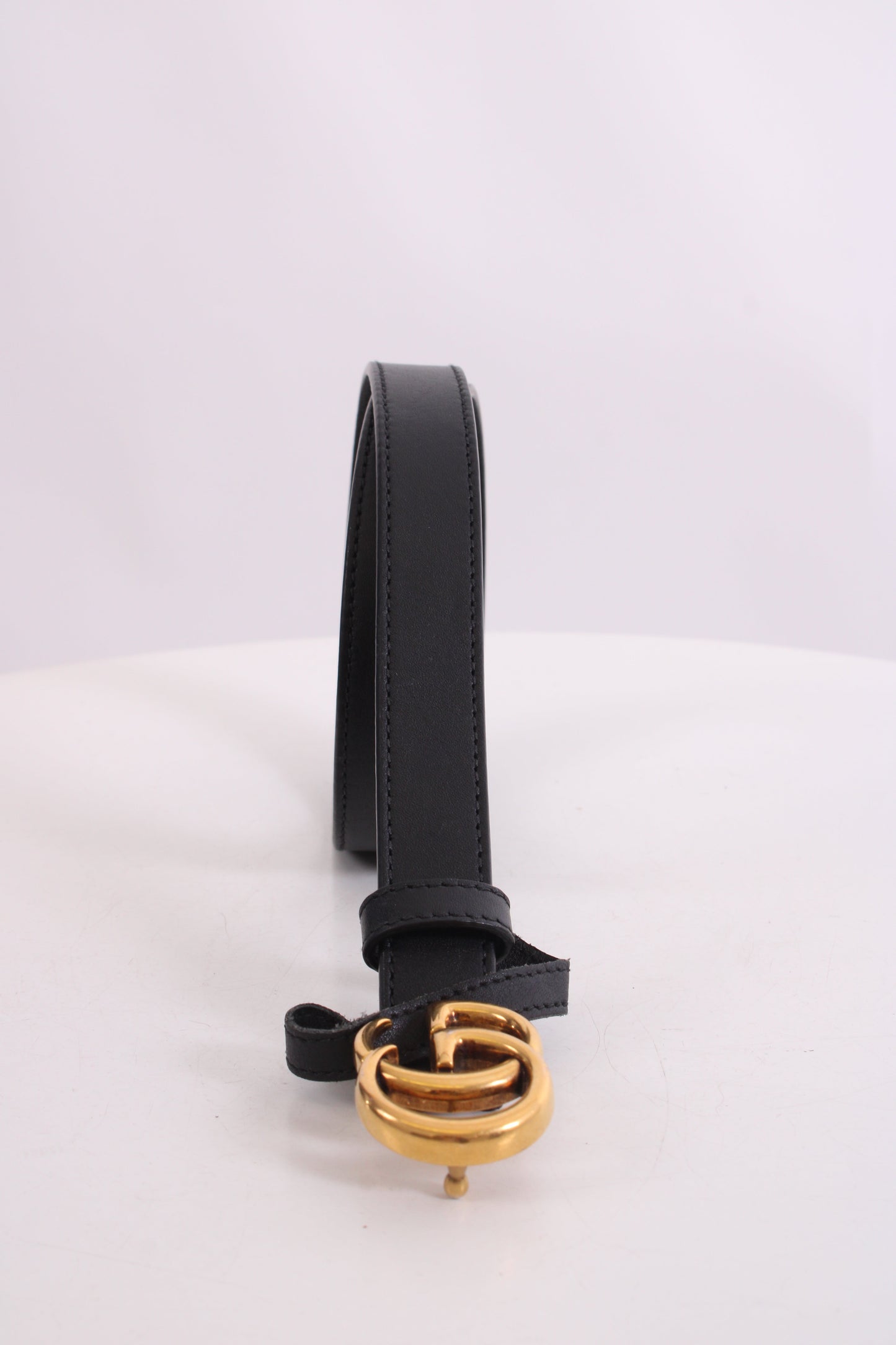 Gucci Marmont Skinny Belt Black 34 | O/S, Black