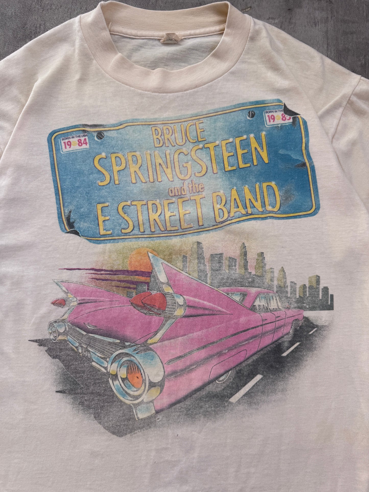 Bruce Springsteen 'Born In The USA 1984-85' Single Stitch Tour Tee