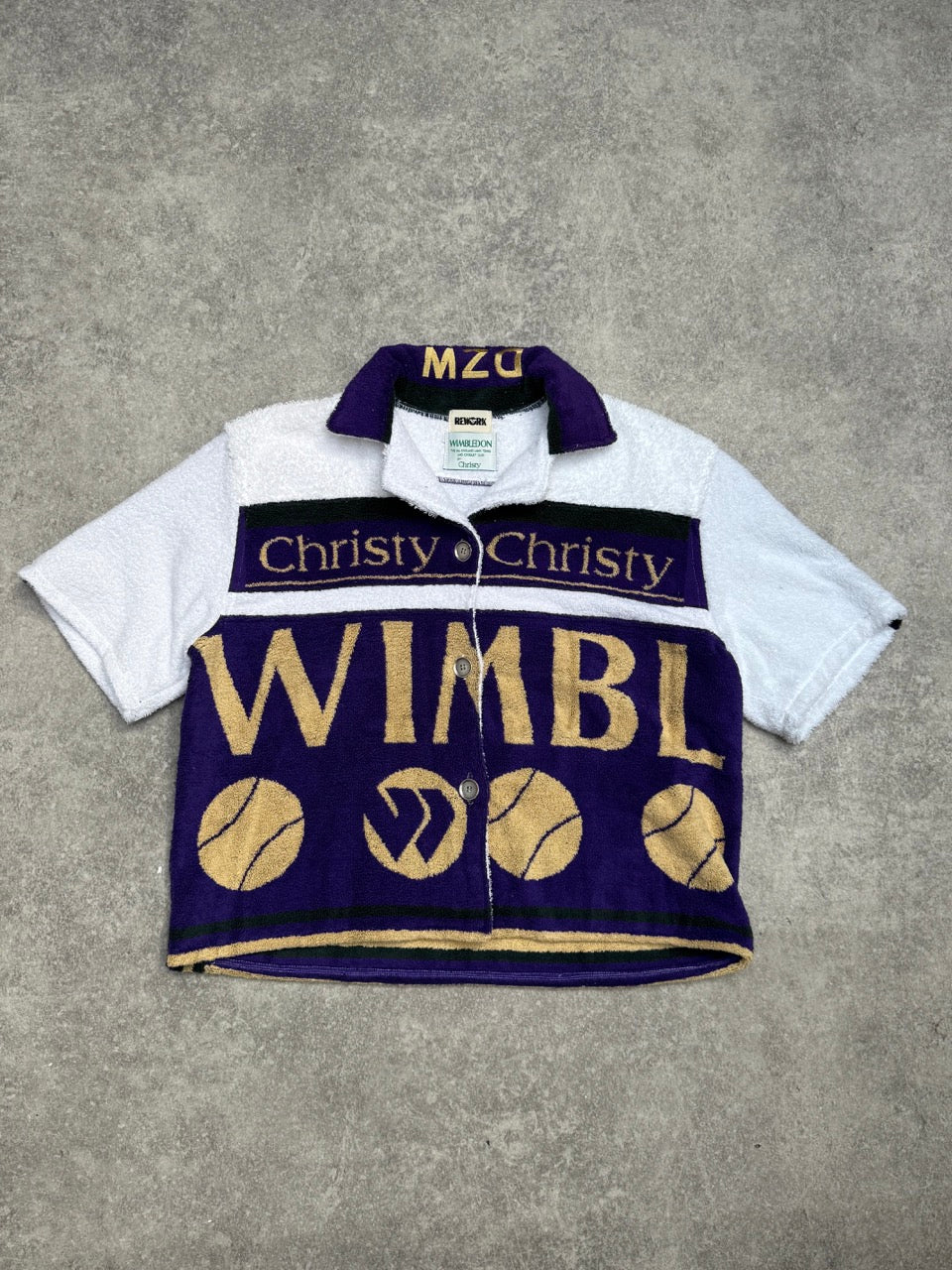 VT Rework: Wimbledon Christy Towel Shirt