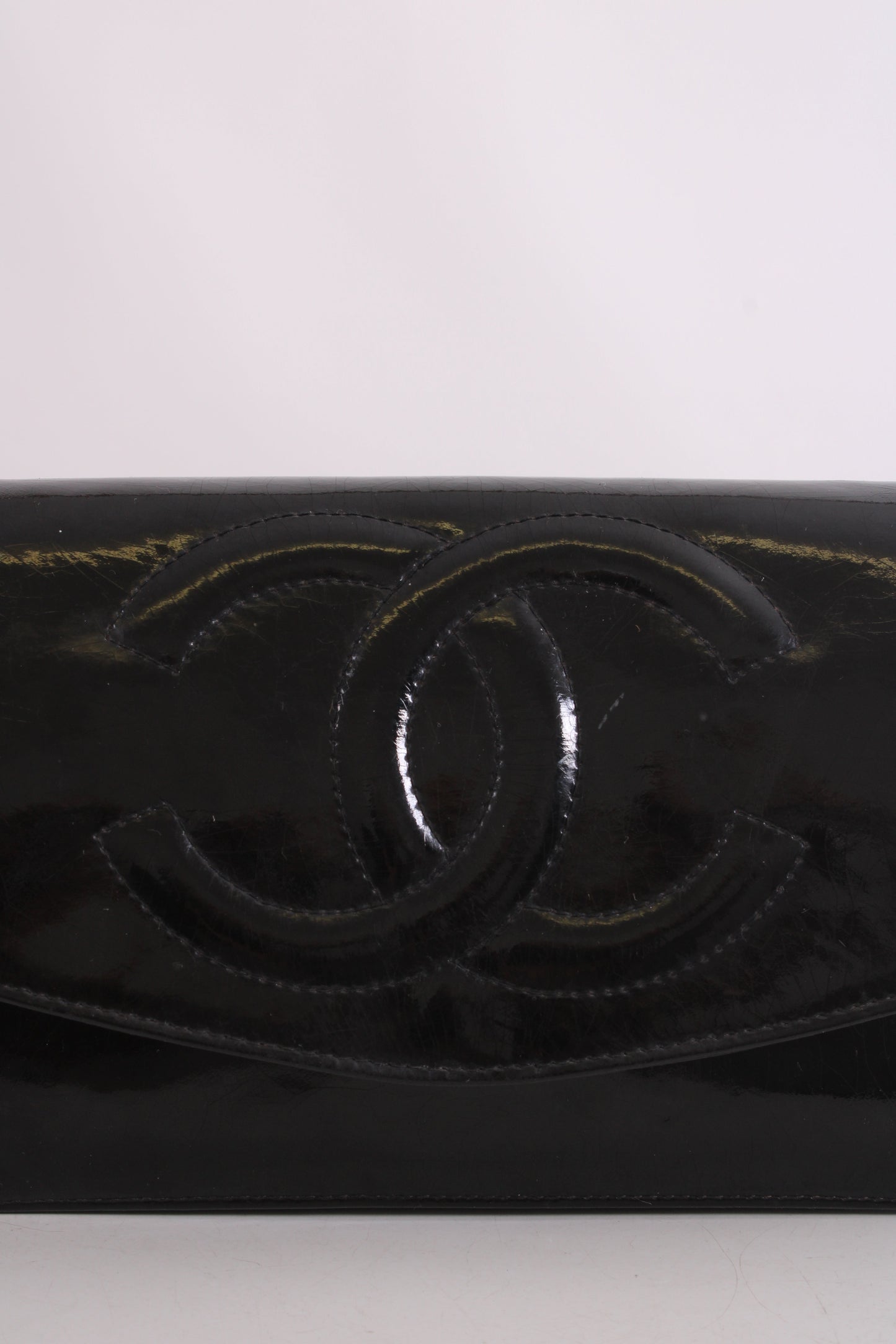Chanel Vintage 94-96 Wallet on Chain Handbag Black | O/S, Black
