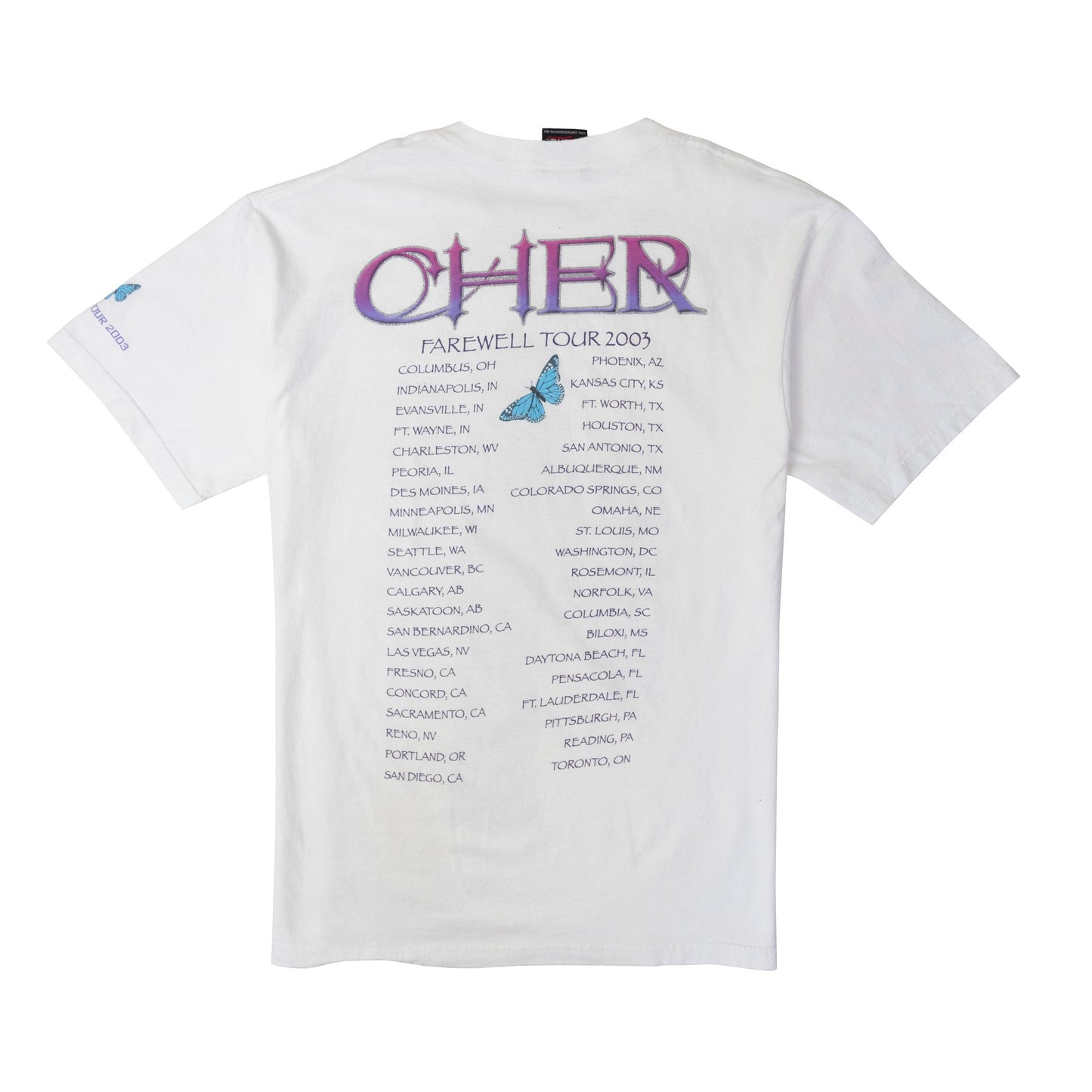 Cher Farewell Tour 2003 Tee