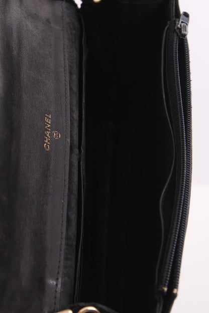 Chanel Vintage 94-96 Wallet on Chain Handbag Black | O/S, Black