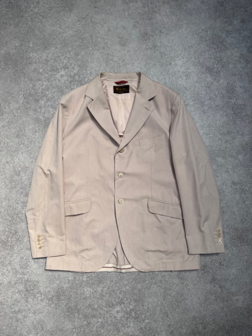 Loro Piana Beige Cotton Blazer