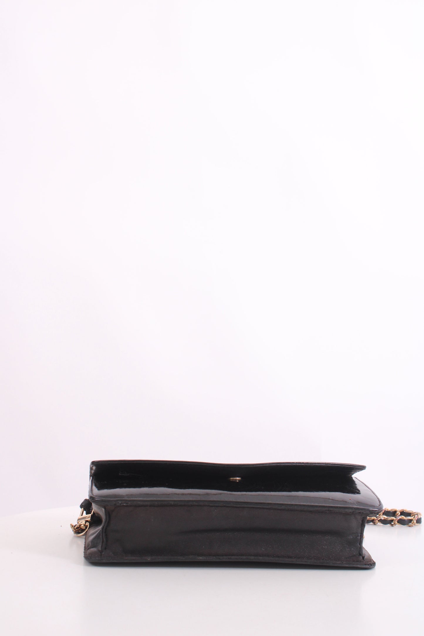 Chanel Vintage 94-96 Wallet on Chain Handbag Black | O/S, Black