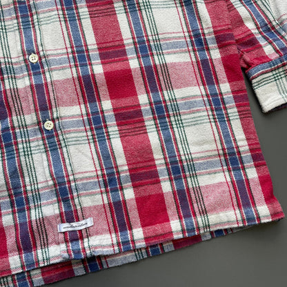 C.P. Company Red White & Blue AW94 Check Flannel Shirt (Undersixteen) | Large, Multicoloured