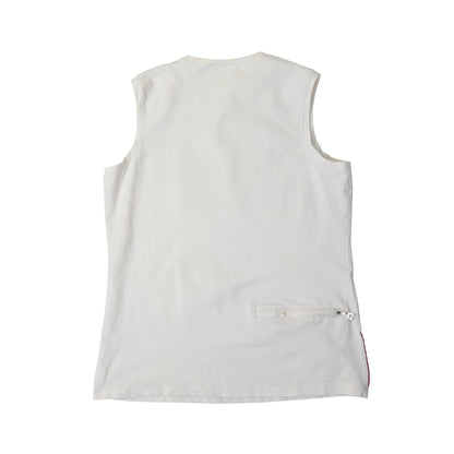 Prada Red Tab Tank Top