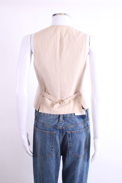 Rouje Paris Waist Coat Cream 8 | O/S, Cream