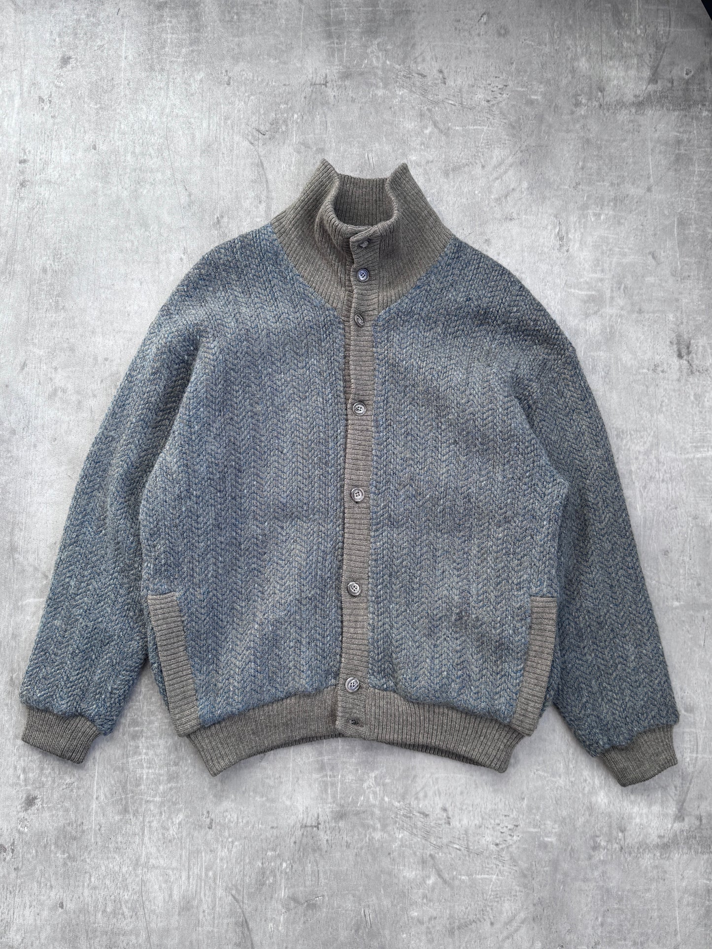 Giorgio Armani Two Tone Knit Cardigan