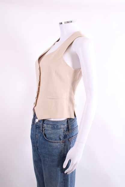Rouje Paris Waist Coat Cream 8 | O/S, Cream
