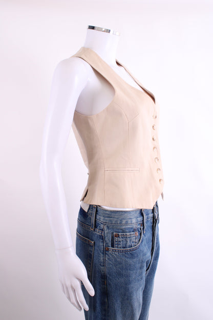 Rouje Paris Waist Coat Cream 8 | O/S, Cream