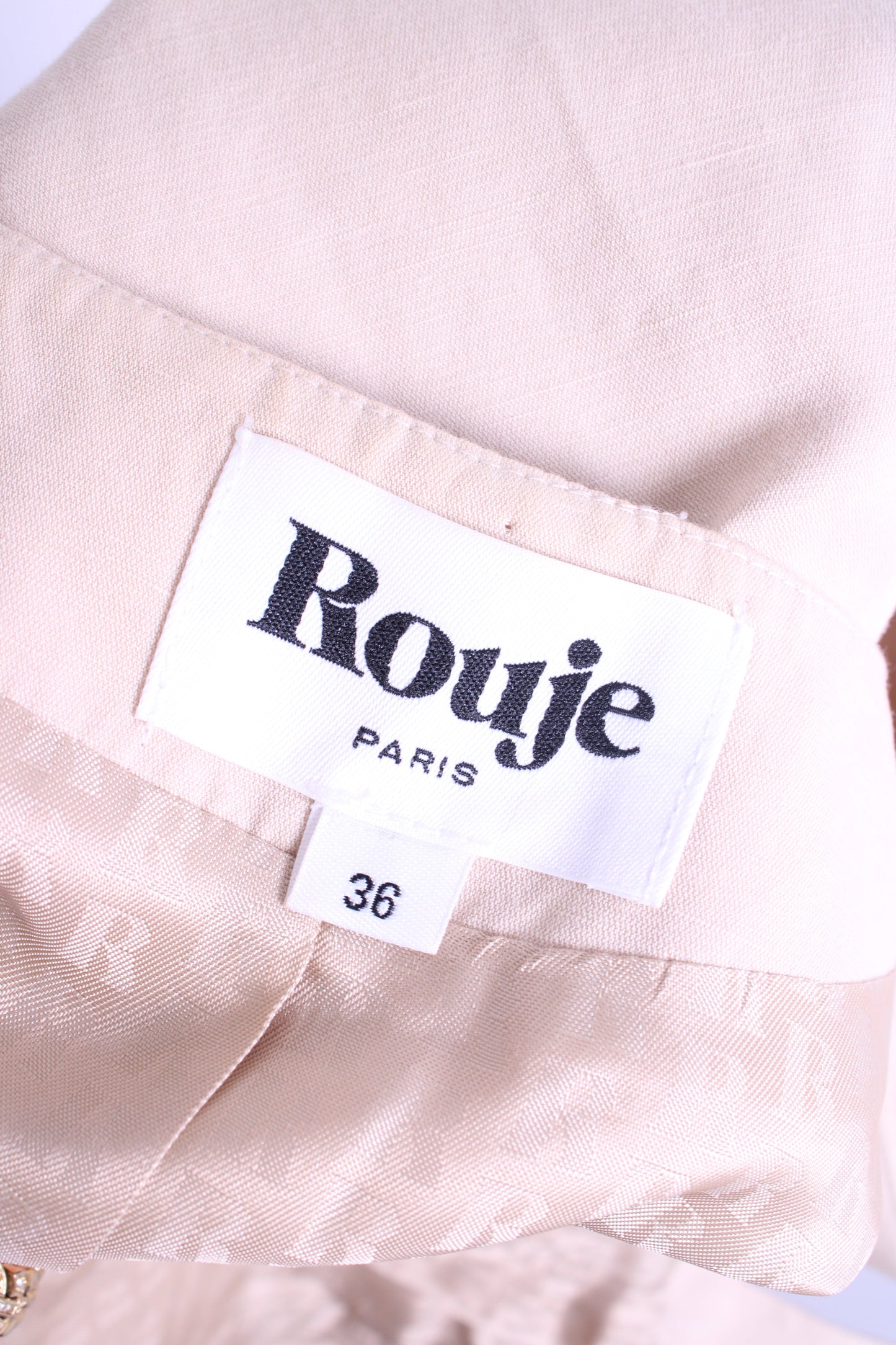 Rouje Paris Waist Coat Cream 8 | O/S, Cream