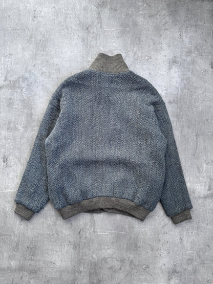 Giorgio Armani Two Tone Knit Cardigan