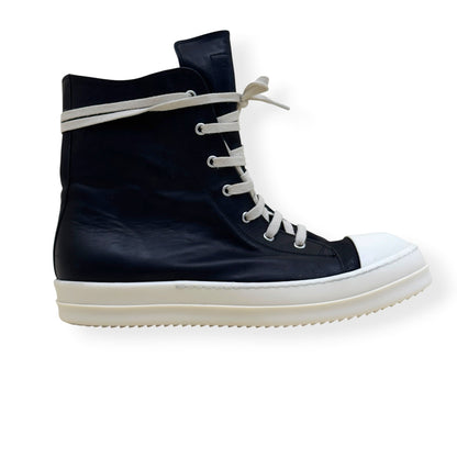 RICK OWENS RAMONES HIGH-TOP SNEAKER BLACK 45 / UK11 | UK 11, Black
