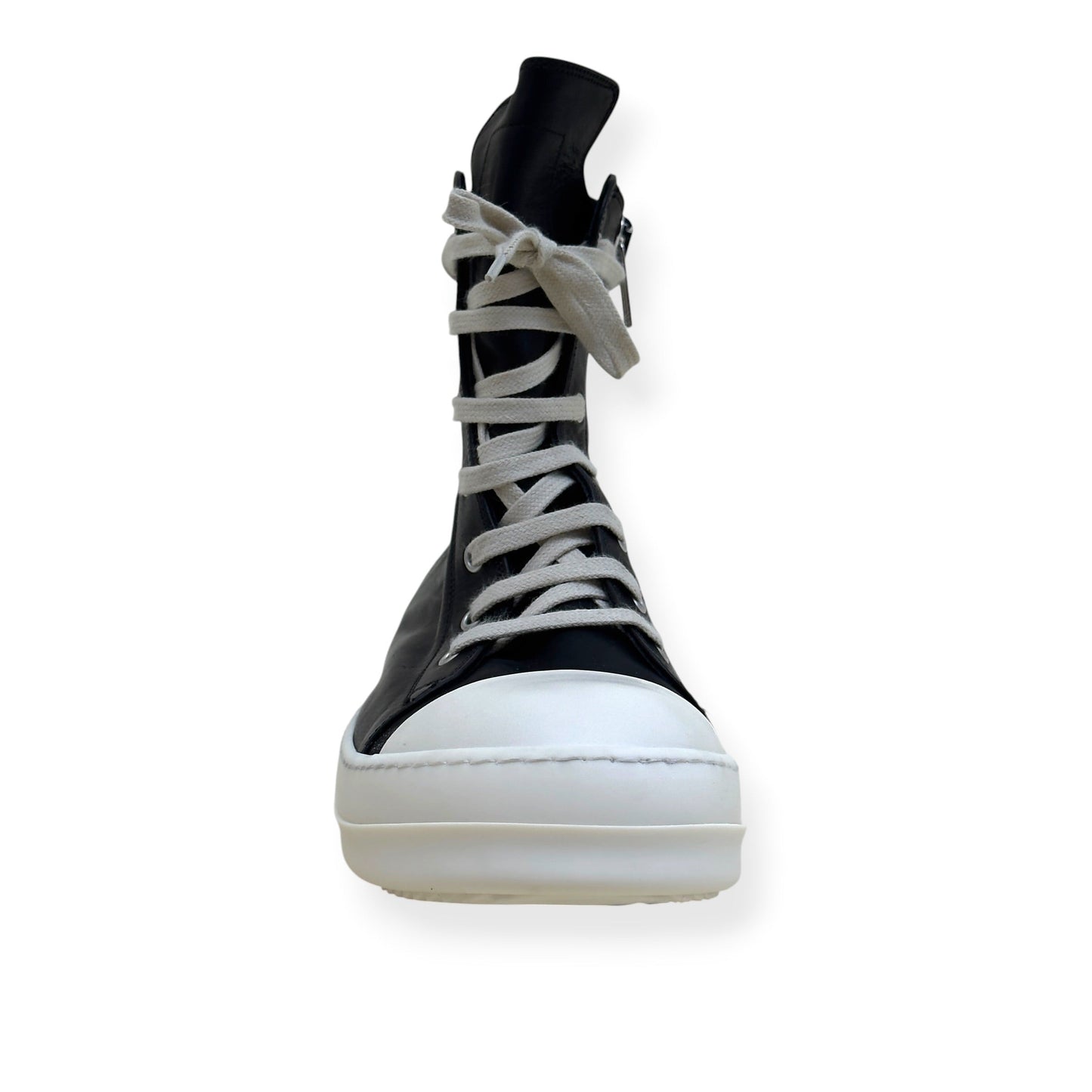 RICK OWENS RAMONES HIGH-TOP SNEAKER BLACK 45 / UK11 | UK 11, Black