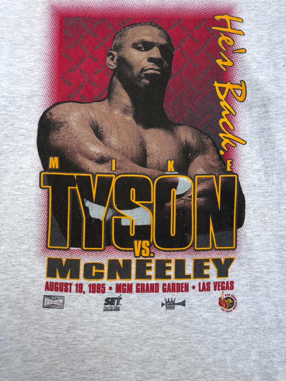1995 Mike Tyson vs McNeely Graphic Tee