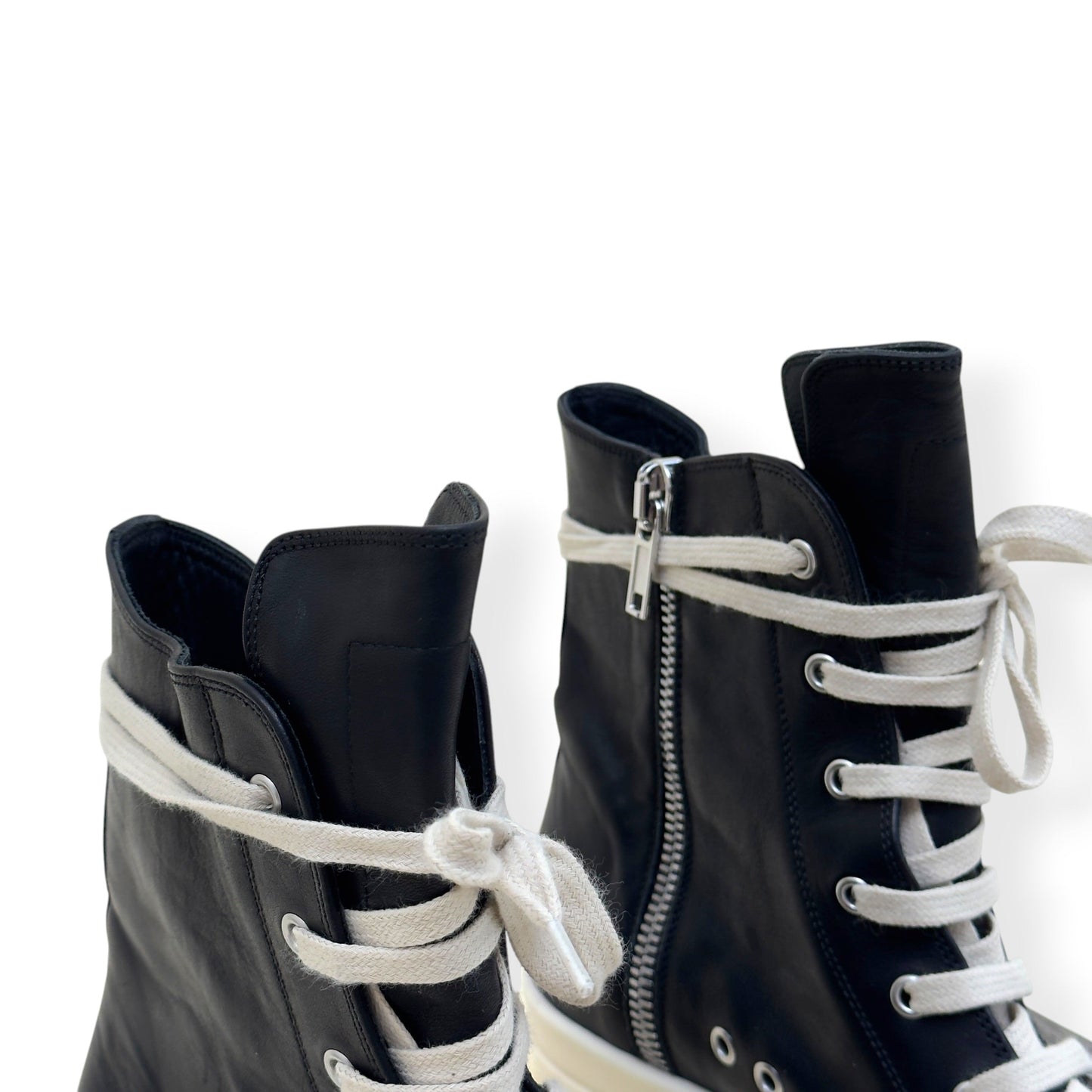 RICK OWENS RAMONES HIGH-TOP SNEAKER BLACK 45 / UK11 | UK 11, Black