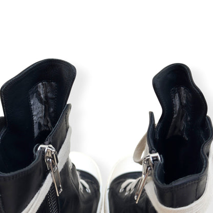 RICK OWENS RAMONES HIGH-TOP SNEAKER BLACK 45 / UK11 | UK 11, Black