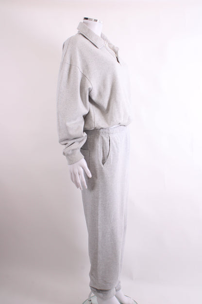 Sporty & Rich Sweatshirt / Jogger Co-ord Grey M | Medium, Grey