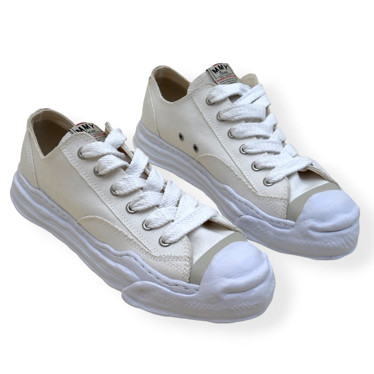 MAISON MIHARA YASUHIRO PETERSON LOW-TOP SNEAKER WHITE 45 / UK11 | UK 11, White