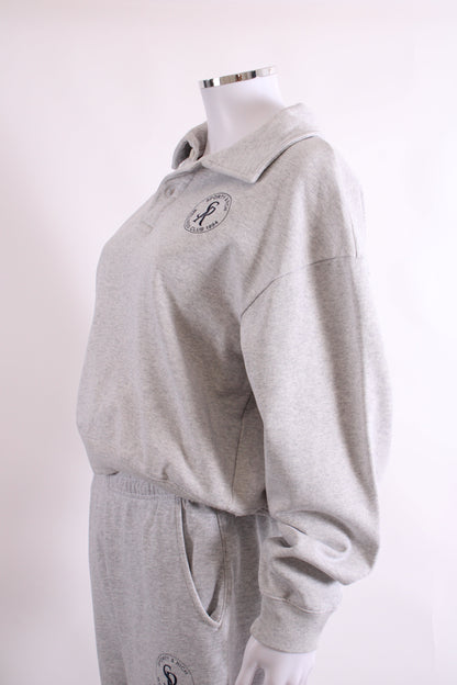 Sporty & Rich Sweatshirt / Jogger Co-ord Grey M | Medium, Grey
