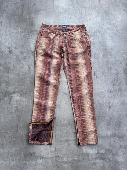 Jean Paul Gaultier Snakeskin Style Trousers SC: 5782