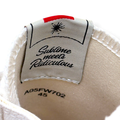 MAISON MIHARA YASUHIRO PETERSON LOW-TOP SNEAKER WHITE 45 / UK11 | UK 11, White