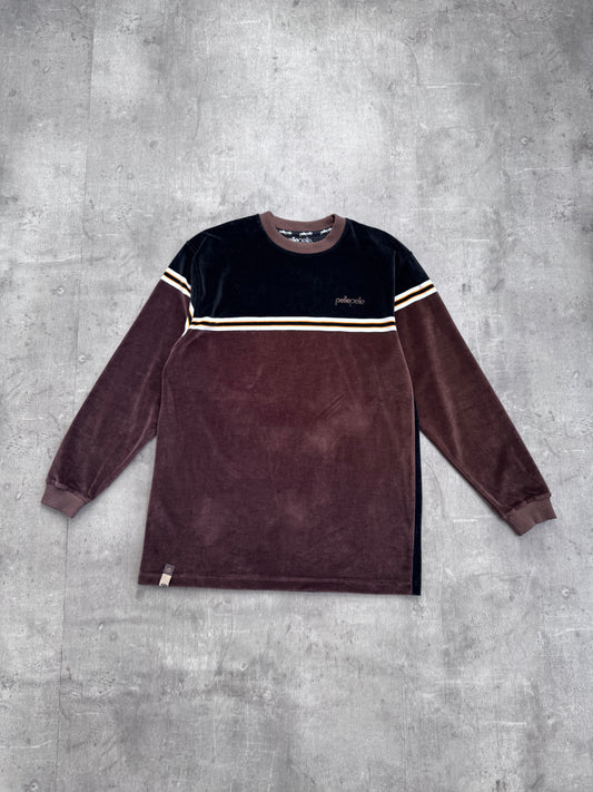 Pelle Pelle Velour Tri Tone Sweater