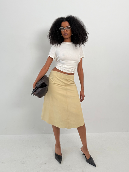 Butter leather skirt | Default Title, TBD