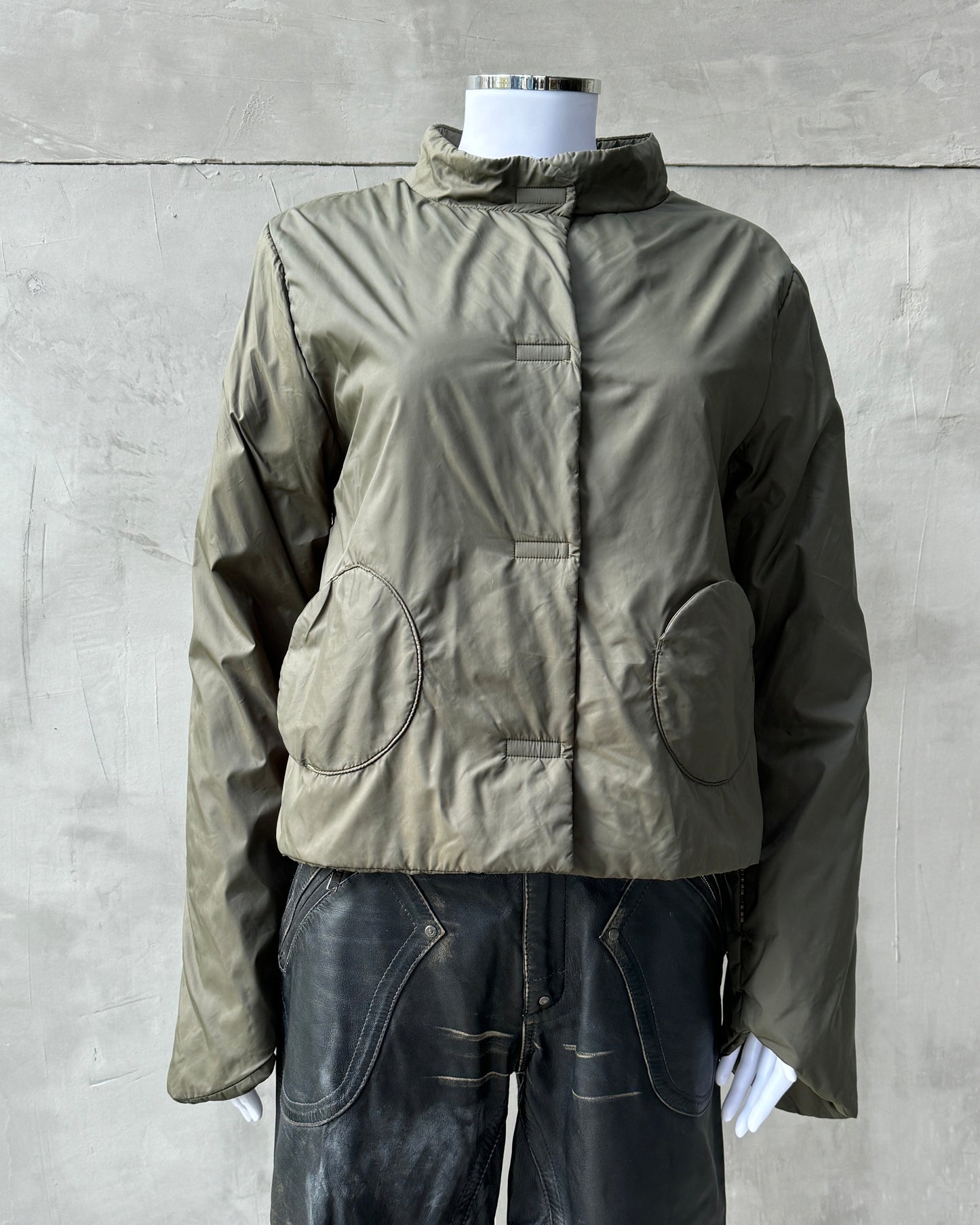 COP COPINE 2000'S PUFFER JACKET - M | Medium, Green