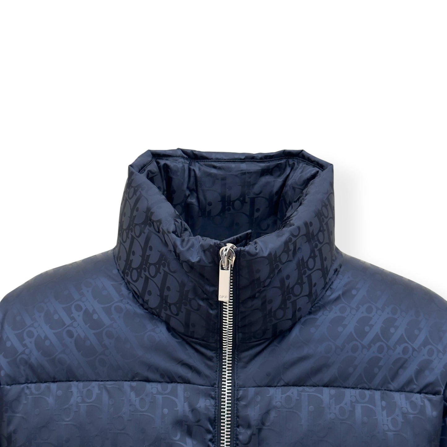 DIOR OBLIQUE DOWN PUFFER JACKET BLACK 50 / L | Large, Black