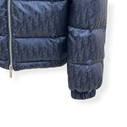 DIOR OBLIQUE DOWN PUFFER JACKET BLACK 50 / L | Large, Black