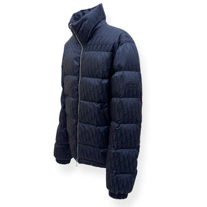 DIOR OBLIQUE DOWN PUFFER JACKET BLACK 50 / L | Large, Black