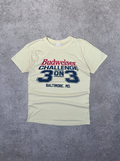 80s Budwiser Baltimore Yellow Single Stitch Tee