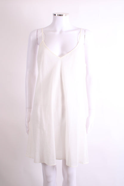 Alemais S/S Print Linen Dress Cream 12 | O/S, Cream