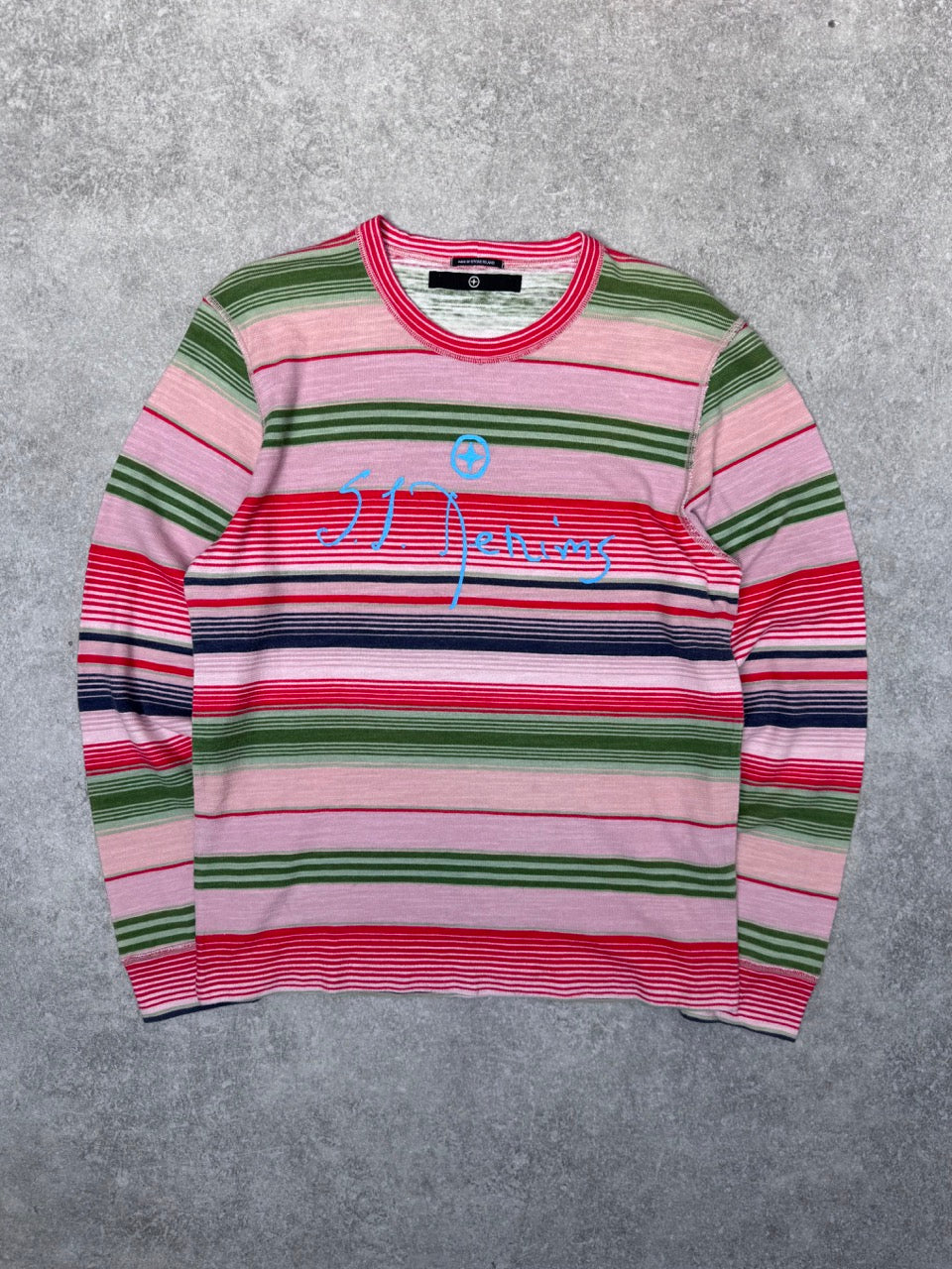 S/S 2016 Stone Island Denims Multi Stripe Sweatshirt