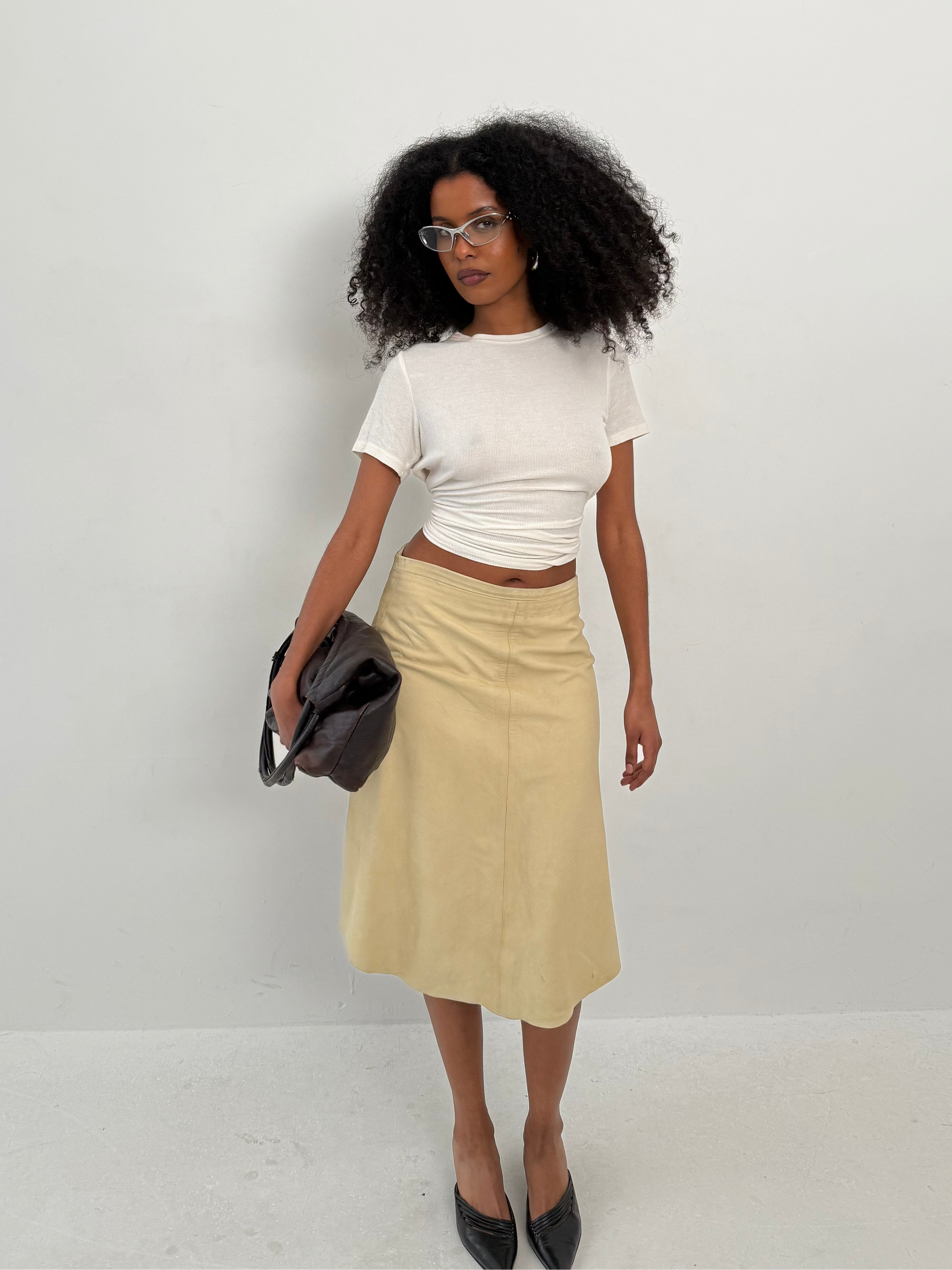 Butter leather skirt | Default Title, TBD